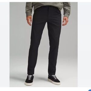 LULULEMON Men's ABC Slim-Fit Black Pant SZ 34